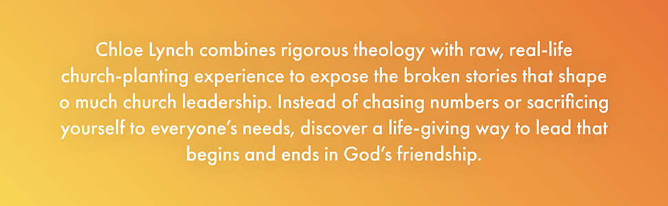 Text overlay on orange background discussing church leadership philosophy and approach to ministry.