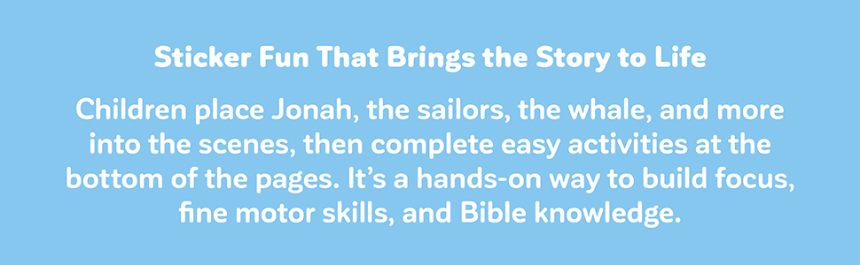 My Very First Jonah and the Whale Sticker Book