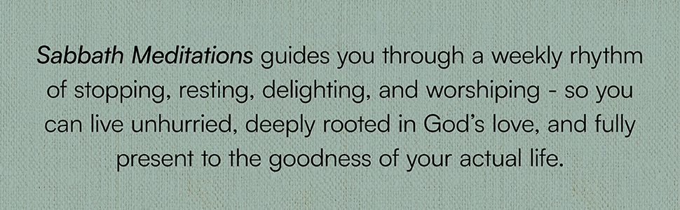 Sabbath Meditations